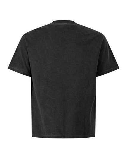 TALKLESSFASHION Abstract print T-shirt short sleeve men's top cotton crew neck casual shirt loose summer ins hip hop street trend