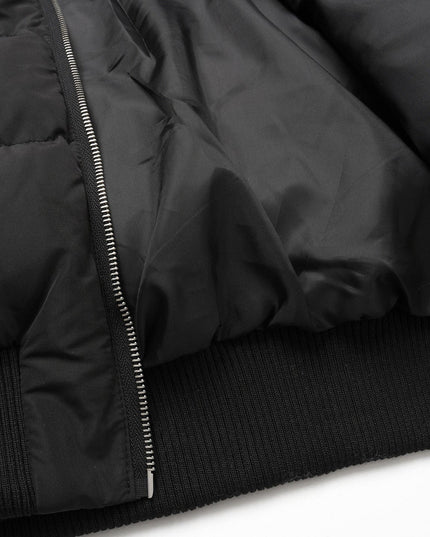 TALKLESSFASHION American Fur Collar Cropped Puffer