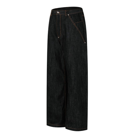 THETLSTUDIO American retro cleanfit straight-leg jeans for men and women, versatile loose and casual, slimming long pants