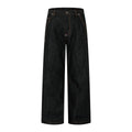 TALKLESSFASHION American retro cleanfit straight-leg jeans for men and women, versatile loose and casual, slimming long pants