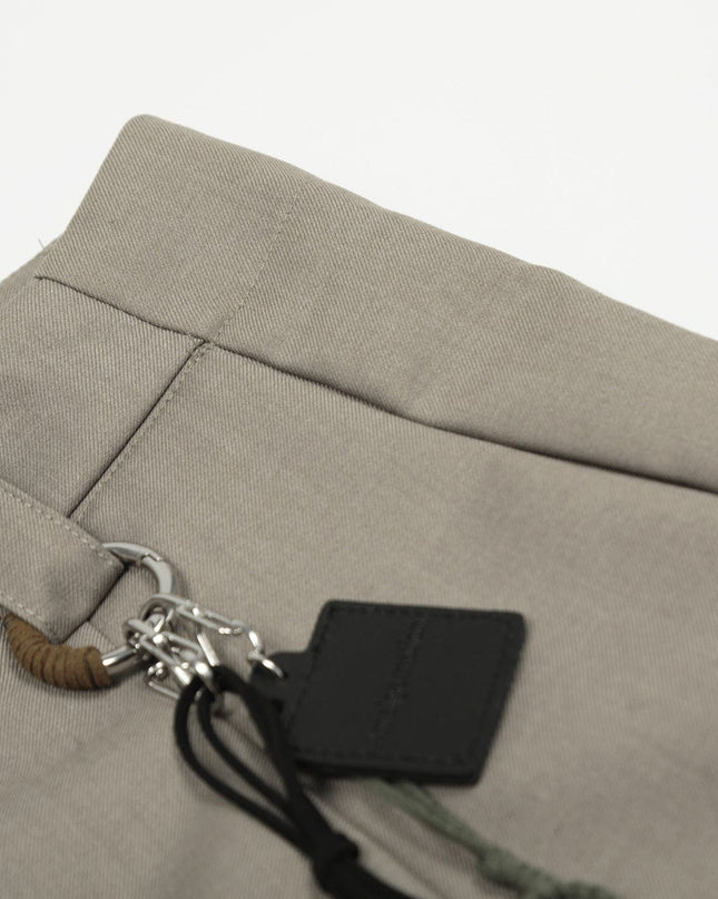 TALKLESSFASHION American Retro Drapy Pleated Suit Pants