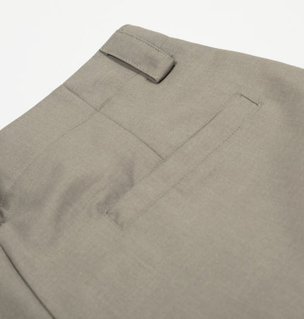TALKLESSFASHION American Retro Drapy Pleated Suit Pants