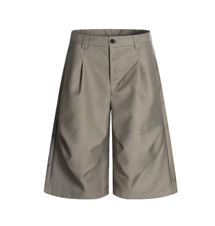 TALKLESSFASHION American Retro Drapy Pleated Suit Pants