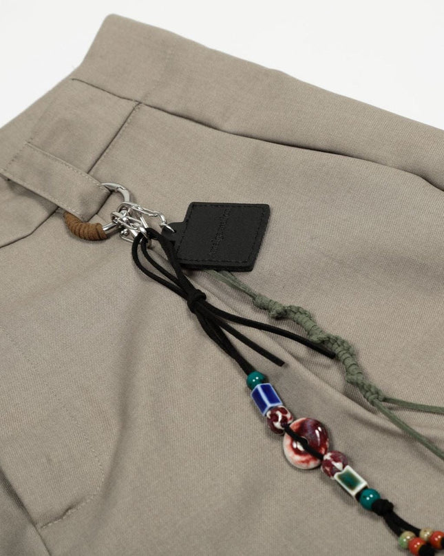 TALKLESSFASHION American Retro Drapy Pleated Suit Pants