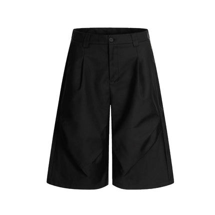 TALKLESSFASHION American Retro Drapy Pleated Suit Pants