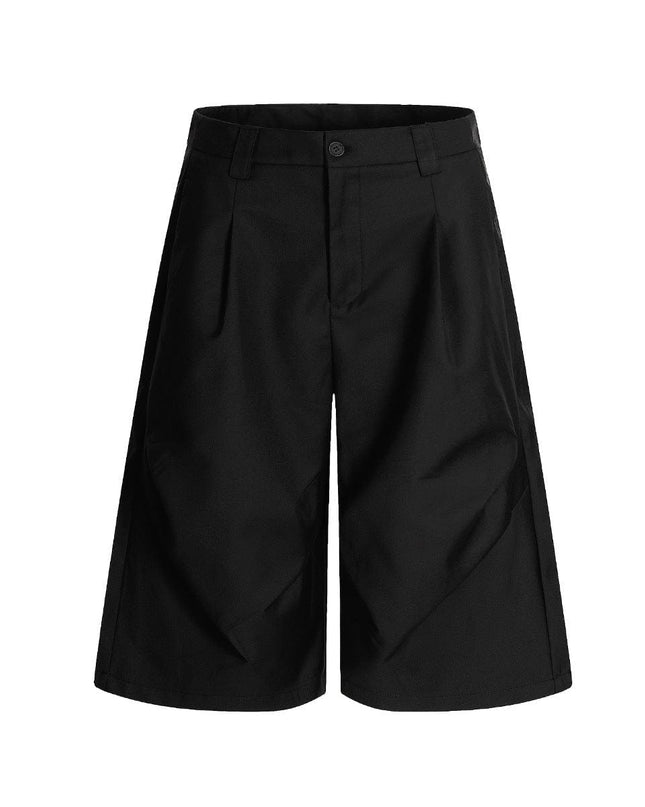 TALKLESSFASHION American Retro Drapy Pleated Suit Pants