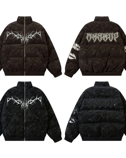 TALKLESSFASHION American Retro Fall Winter Trend Bread Coat