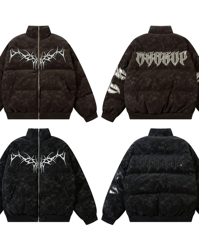 TALKLESSFASHION American Retro Fall Winter Trend Bread Coat