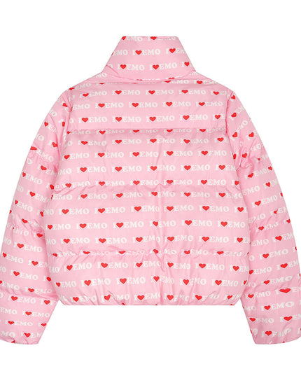 TALKLESSFASHION American Retro Love Letters Cropped Puffer
