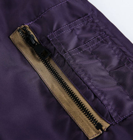 TALKLESSFASHION American Retro Padded Bomber Jacket