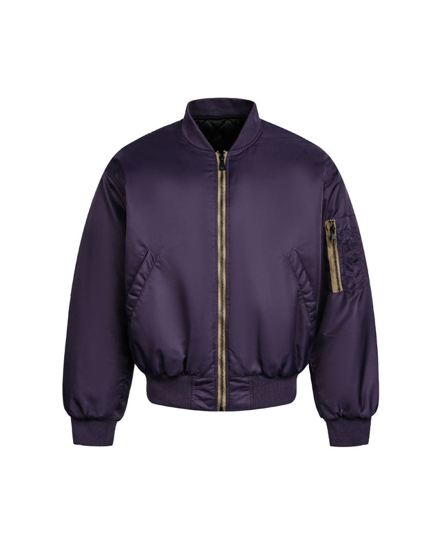 TALKLESSFASHION American Retro Padded Bomber Jacket