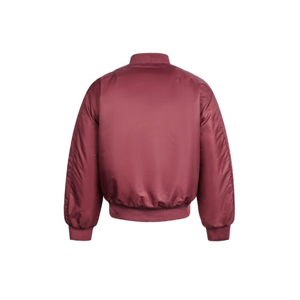TALKLESSFASHION American Retro Padded Bomber Jacket