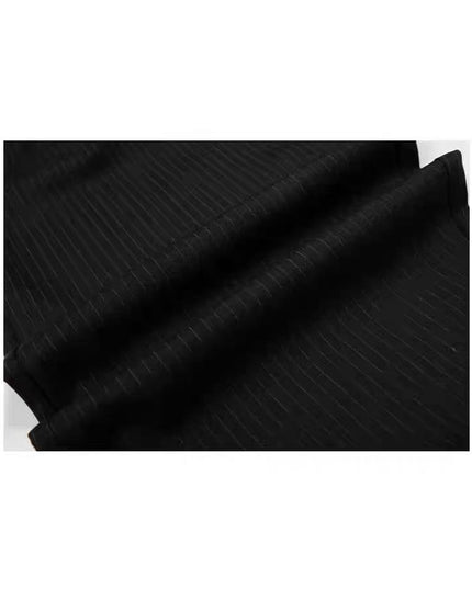 TALKLESSFASHION American vintage pleated design men's and women's spring and autumn vertical stripes wide leg loose straight casual trousers scimitar trousers
