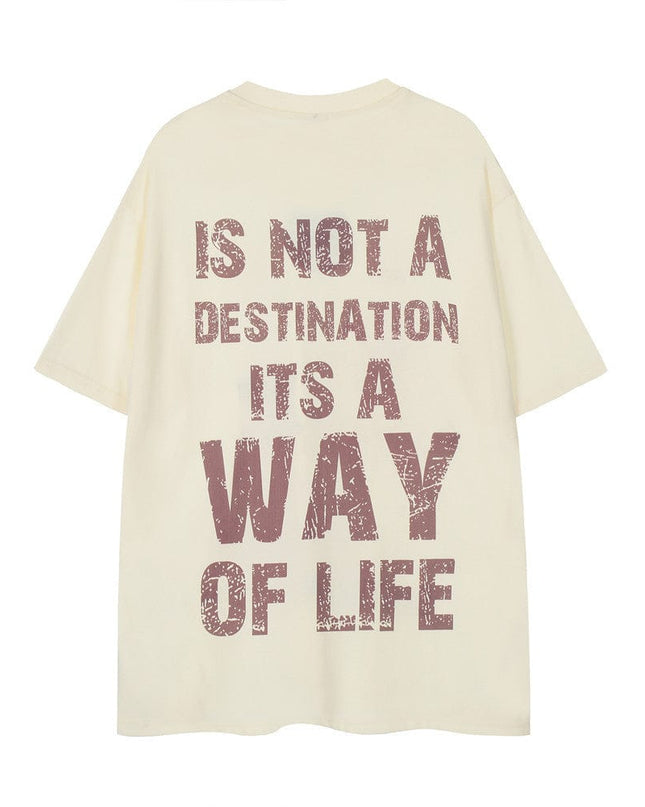 TALKLESSFASHION Apricot / L TALKLESS Way of Life T-Shirt---2560