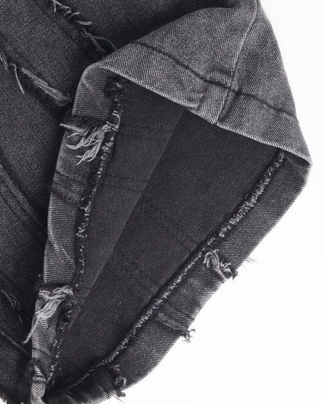 TALKLESSFASHION Bearded Design Denim jeans