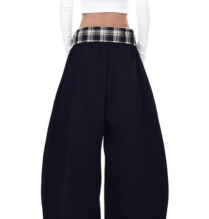 THETLSTUDIO [Belt] hip-hop American lazy style letter pleated slimming slacks women's autumn and winter jazz scimitar pants