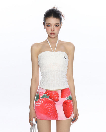 TALKLESSFASHION BIGGOLD sexy hot girl halterneck strap bandeau vest women's summer pure desire vacation style slimming sleeveless top