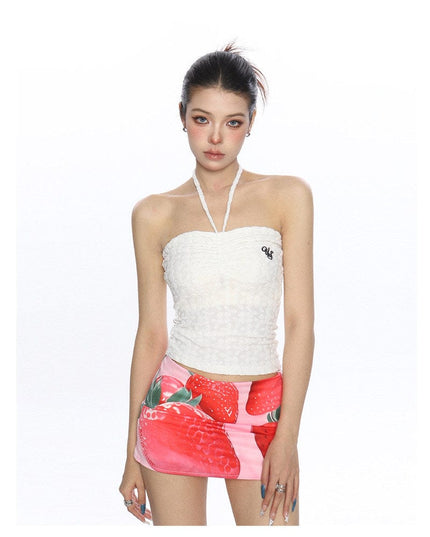 TALKLESSFASHION BIGGOLD sexy hot girl halterneck strap bandeau vest women's summer pure desire vacation style slimming sleeveless top