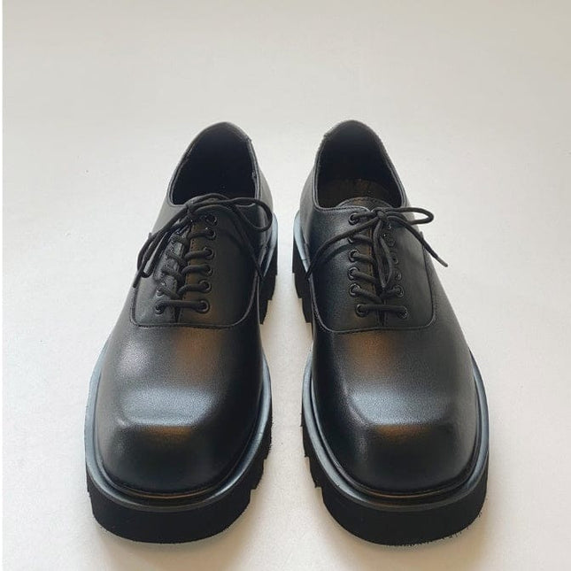 TALKLESSFASHION Black / 36 Laid-Back Derby Originals—9115