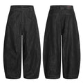 TALKLESSFASHION Black / Asian Size L TALKLESS Curved Washed Splicing Casual Jeans ----3400