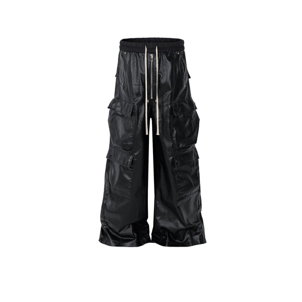 MatteCoat Casual leather Pants—-5388