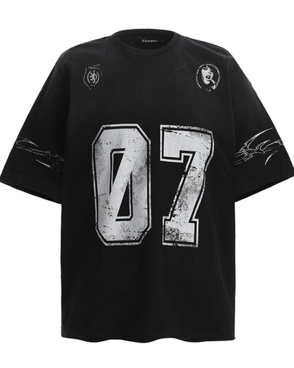 TALKLESSFASHION Black / L TALKLESS: No 7  T-shirt ---9117