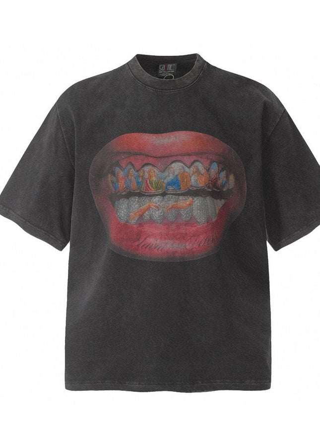 TALKLESSFASHION Black S SAINT oversize High Street