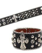 Black spike-colored cross