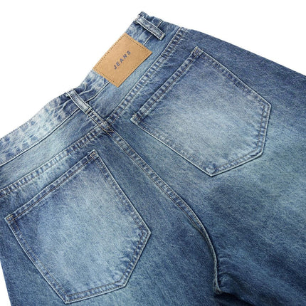 TALKLESSFASHION Blue Washed Denim jeans