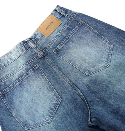 TALKLESSFASHION Blue Washed Denim jeans