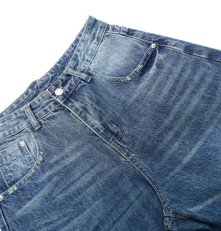 TALKLESSFASHION Blue Washed Denim jeans