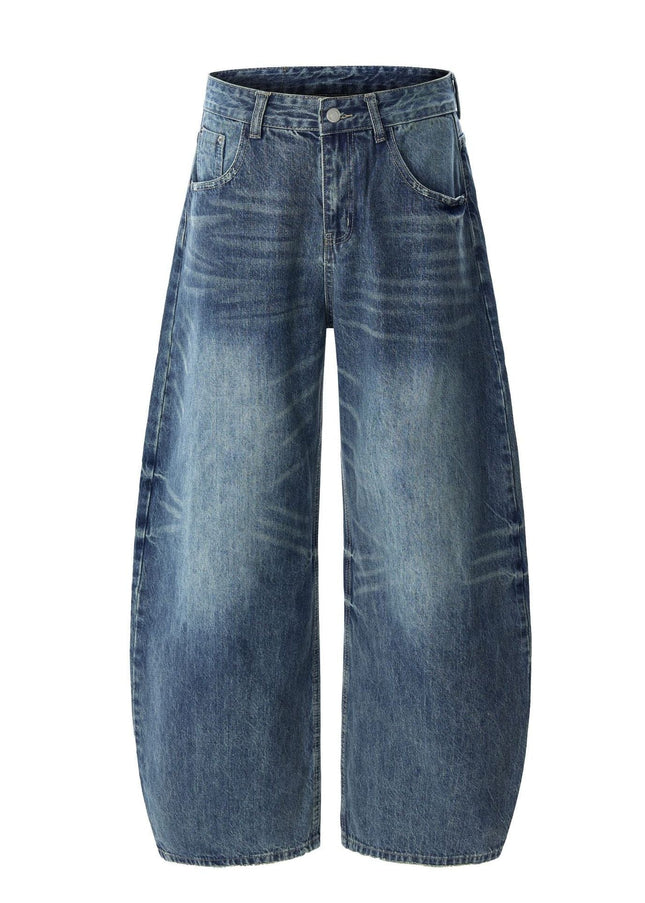 TALKLESSFASHION Blue Washed Denim jeans