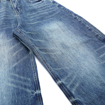 TALKLESSFASHION Blue Washed Denim jeans