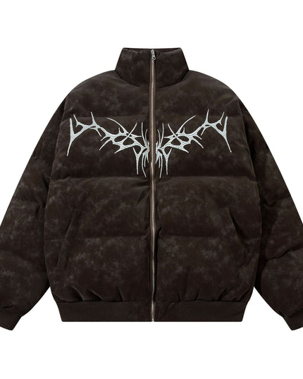 TALKLESSFASHION Brown / L American Retro Fall Winter Trend Bread Coat