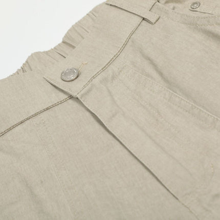 TALKLESSFASHION C896 American Vintage Summer High-End Multi-Pocket Outdoor Design Men's Loose Cropped Casual Cargo Shorts