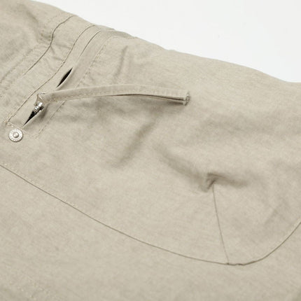TALKLESSFASHION C896 American Vintage Summer High-End Multi-Pocket Outdoor Design Men's Loose Cropped Casual Cargo Shorts