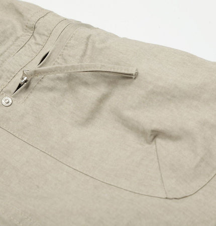 THETLSTUDIO C896 American Vintage Summer High-End Multi-Pocket Outdoor Design Men's Loose Cropped Casual Cargo Shorts