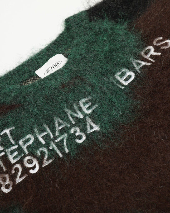 TALKLESSFASHION Camo Fringe Fleece Sweater