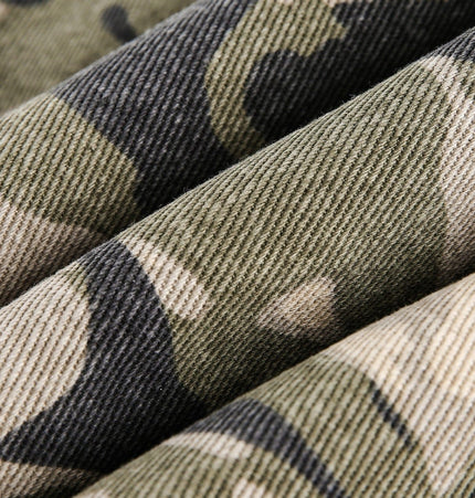 THETLSTUDIO Camo Fur Collar Padded Jacket