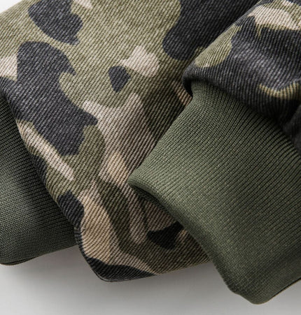 THETLSTUDIO Camo Fur Collar Padded Jacket