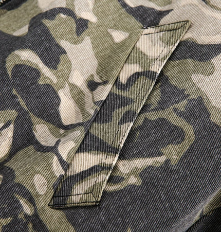 THETLSTUDIO Camo Fur Collar Padded Jacket