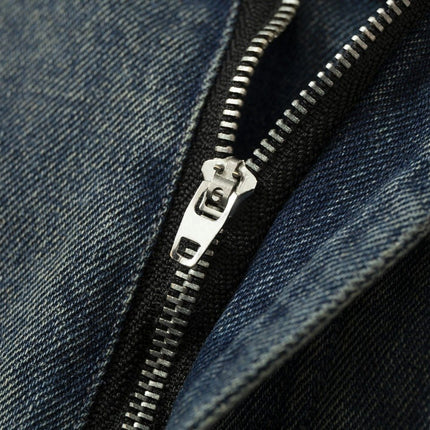 TALKLESSFASHION Camouflage Contrast Stitched Jeans