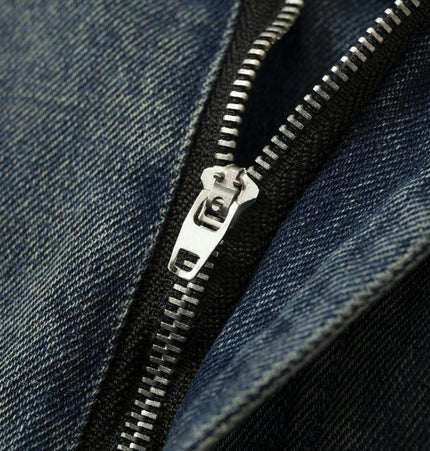 THETLSTUDIO Camouflage Contrast Stitched Jeans