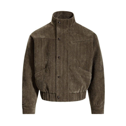 TALKLESSFASHION Cargo Stand-Up Collar High Street Jacket