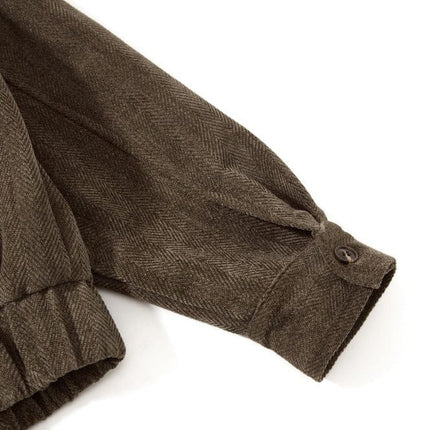 TALKLESSFASHION Cargo Stand-Up Collar High Street Jacket