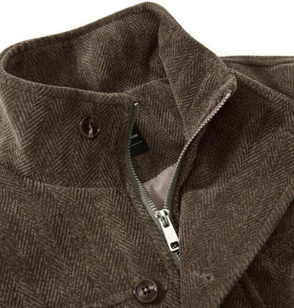 TALKLESSFASHION Cargo Stand-Up Collar High Street Jacket