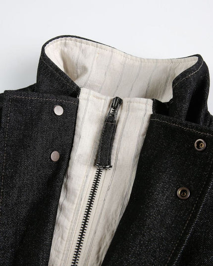 TALKLESSFASHION Chaotic Contrast Patchwork Street Jacket