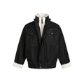 TALKLESSFASHION Chaotic Contrast Patchwork Street Jacket