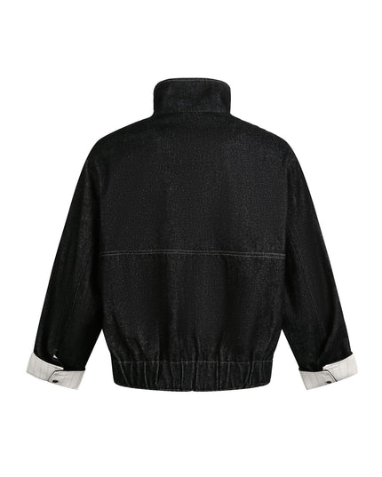 TALKLESSFASHION Chaotic Contrast Patchwork Street Jacket