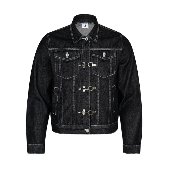 Chaotic High Street Individuality Design Loose Denim Jacket